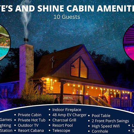 Ryes And Shine Bootlegger'S Cabin! Hot Tub* Pool* Arcade* Billiards *Ev * Pet Friendly Sevierville Dış mekan fotoğraf