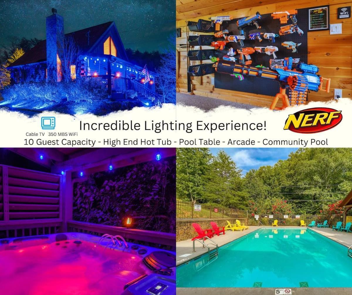 Ryes And Shine Bootlegger'S Cabin! Hot Tub* Pool* Arcade* Billiards *Ev * Pet Friendly Sevierville Dış mekan fotoğraf